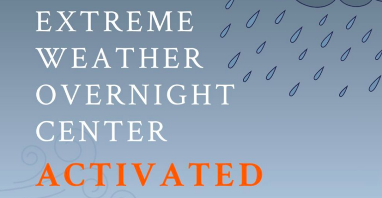 Eureka Extreme Weather Overnight Center graphic