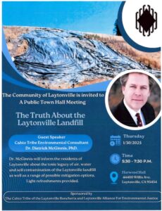 Truth About Laytonville Landfill Meeting 1-30-25